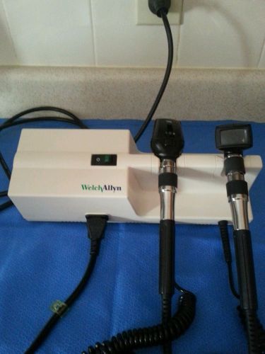 Welch allyn 767 wall transformer otoscope and ophthalmoscope .