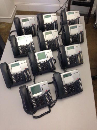 LOT of 11 Mitel Office Phones - 8520/8560 Models