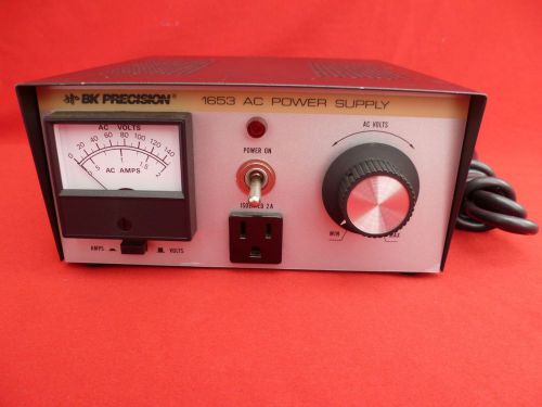 Bk precision 1653 isolated variable ac power supply 150vac output for sale