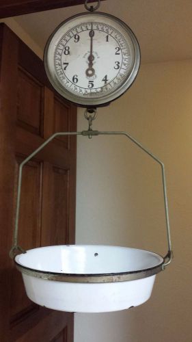Vintage Penn Scale Hanging Produce Scale Series Round Tray 30 lb