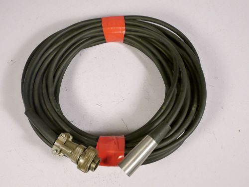 4 pin military style ITT Cannon connector  to 4-pin XLR Switchcraft 40ft. cable