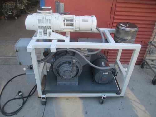 #k566 welch duo seal vacuum pump 1398 mobile ruvac roots wau250 booster blower for sale