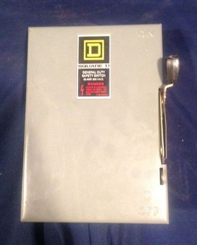 Square D General Duty Safety Switch 30 AMP 240 Volt Used B-40274-859-04 (229A)
