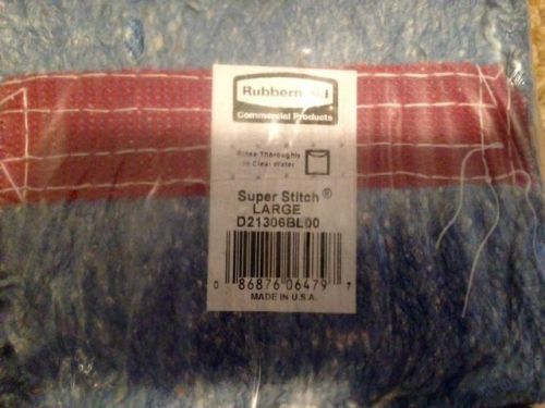 Rubbermaid Commercial Products Large Super Stitch Blend Mop Heads (6)