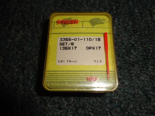 Singer Industrial Sewing Machine Needles 135x17 DPx17 Set/R 100 Pieces NOS