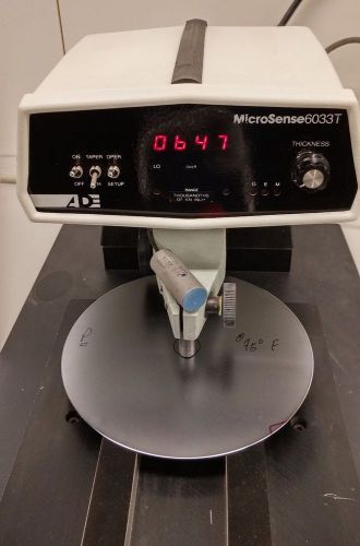 Microsence ADE 6033T Wafer, Disk or DVD platter Thickness TTV Tester Non-contact