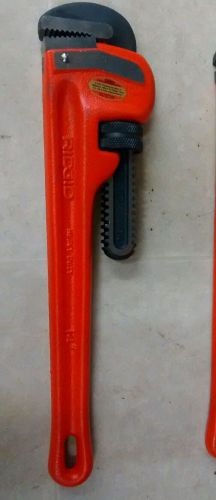 Ridgid 14&#034; Straight Pipe Wrench excellent condition!