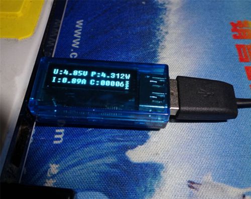 OLED Display Voltmeter Ammeter USB Power Capacity Mobile Power Detector Test