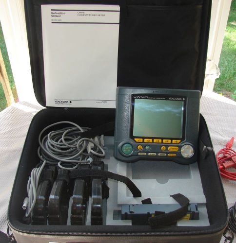 Yokogawa CW140 Clamp On Meter With Probes And Case Excellent Condition Reduced!