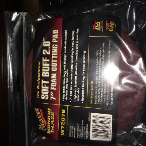 meguiar&#039;s soft buff 2.0 7&#034; foam cutting pad