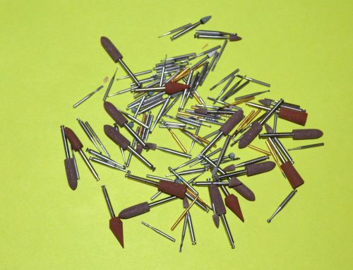 DENTAL BURS MOSTLY USED FINISHING CARBIDE DIAMONDS LAPIDARY ABOUT 125