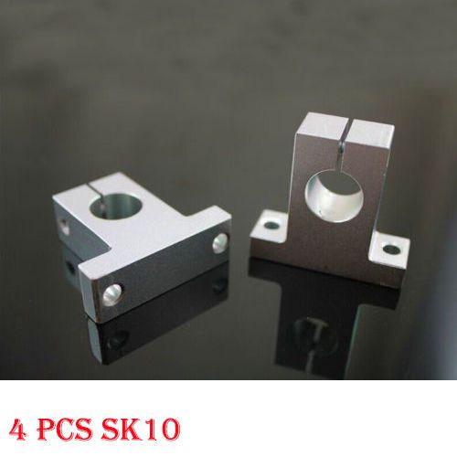 4 pcs SK10 Linear Rail Shaft Guide Support Bracket/Bearing CNC Step Motor Parts