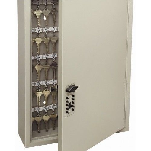 Key Cabinet Wall Box Storage Lock Holder Organizer 60 Keys Hook Safe Steel Mount