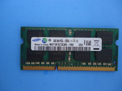 M471B1G73CB0-YK0 Samsung 8 GB PC3L-12800S DDR3 1600 Laptop Memory RAM pins 204