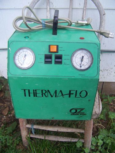 THERMA FLO OZ SAVER 4000 Refrigerant Recovery Unit Made in USA