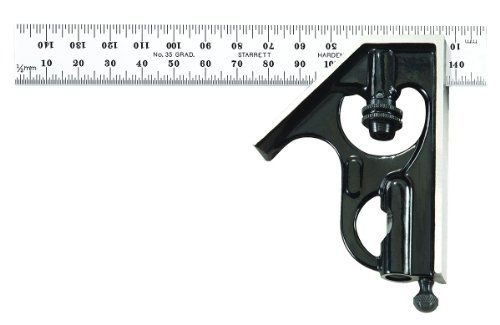 Starrett C33MH-150 Forged, Hardened Steel Square Head With Satin Chrome Blade