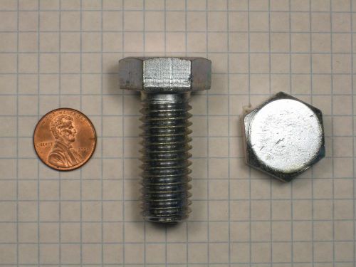 Hex tap bolt #(5/8&#034;-11) x 1-1/2&#034; steel, fully threaded, zinc-plated for sale