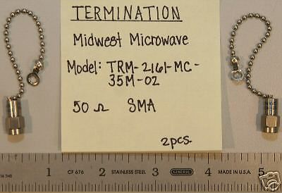 2 Midwest TRM-2161-MC-35M-02 3.5mm Terminations DC-18
