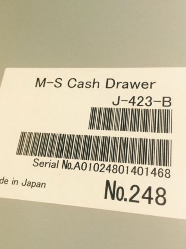 MS Cash Drawer J-423 White