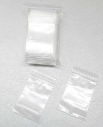 100 2&#034;x3&#034; ziplock bags clear 2mil small poly bag reclosable bags plastic baggies for sale