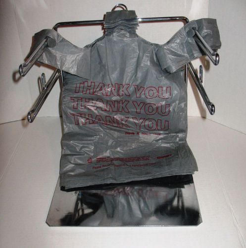 Retail T-SHIRT Shopping Bag Holder Stand Metal