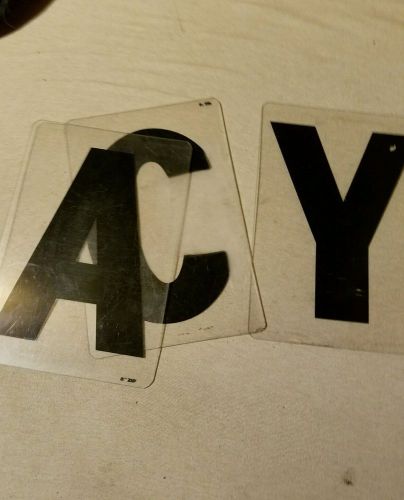 8 in. billboard letters two sets a-z except w for sale