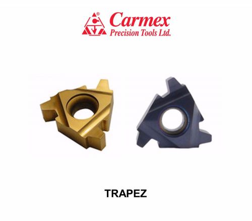 5 Pcs. Carmex Carbide Thread Turning Inserts Trapez - DIN 103 TR Grade BMA / BXC