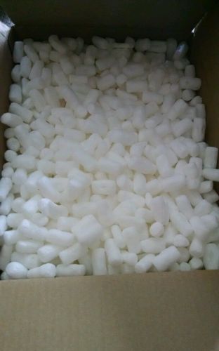 White biodegradeable packing peanuts; eco friendly; shipping material cushion for sale