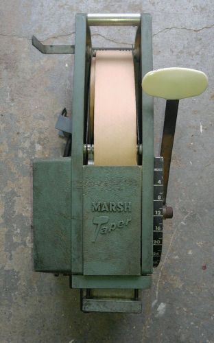 Marsh 5HT Gummed Tape Dispenser (Serial No. 7991)