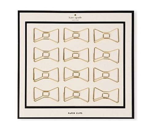 Kate Spade NY Bow Paper Clip Paperclip Planner Diary KikkiK Erin Condren 12 Pack