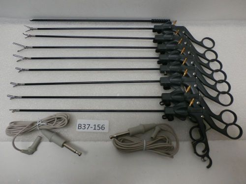 Stryker monopolar laparoscopic instruments 5mm x 33cm set of 11 endoscopy instru for sale