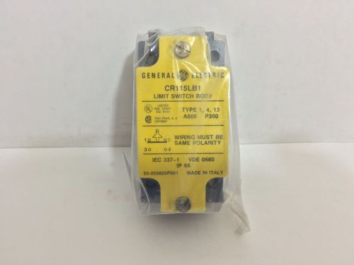 NEW! GE / GENERAL ELECTRIC LIMIT SWITCH BODY CR115LB1