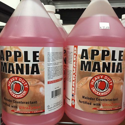 Harvard chemicals apple mania deodorizer 4/1 gl case for sale