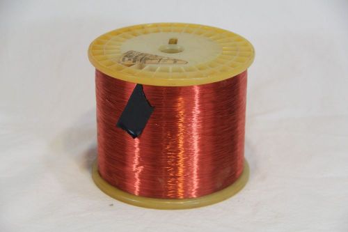 35 awg gauge magnet wire 55000+ ft red coated copper coil winding 6.15lbs huge! for sale