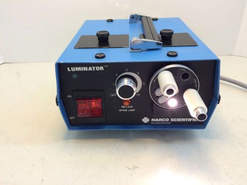 Narco Scientific Luminator Fiber Optic Illuminator 90 Days Warranty