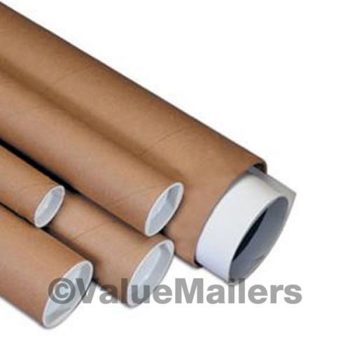 15 - 4 x 30  Kraft Mailing Shipping Packing Tubes 15/CASE 4&#034;x30&#034;