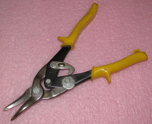 Stanley 14-543 Straight Cut Metal Shears Used