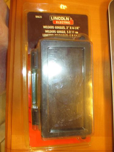 Lincoln electric welders flip open goggles 2&#034; x 4 1/4&#034; new in box for sale