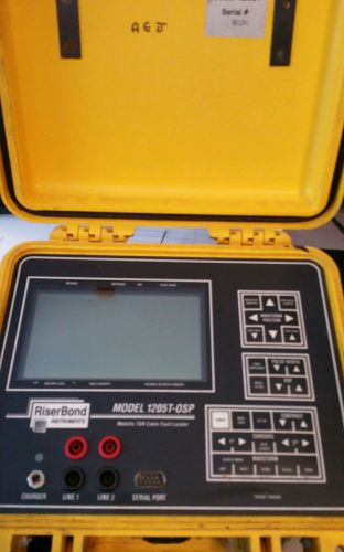 CALIBRATED AND NEW BATTERY 1205T-OSP TDR METALLIC REFLECTOMETER