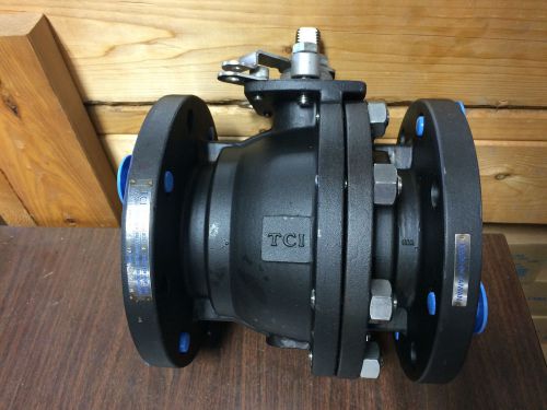 4&#034; 2pc 150# Full Port Ball Valve, Flanged, Carbon Steel, Fire Safe