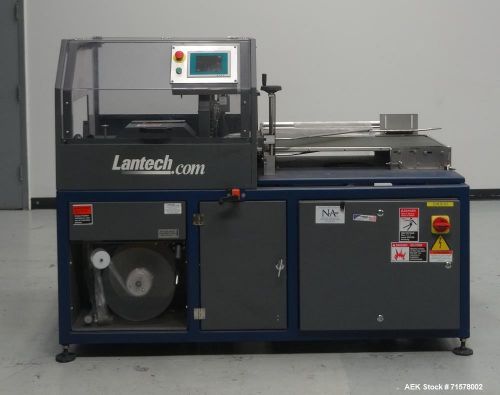 Used- Lantech Model SW1000 Automatic side seal shrink wrapper. Capable of speeds