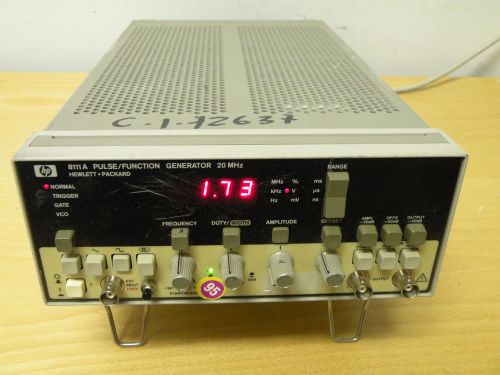 HP / Agilent 8111A Pulse / Function Pattern Wave Generator - 1 Hz - 20 MHz