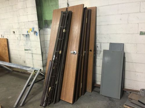 Office doors w/ frames     Used     5 doors together for one price