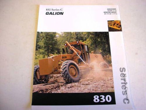 Galion 830 Series C Motor Grader Color Brochure                               b2