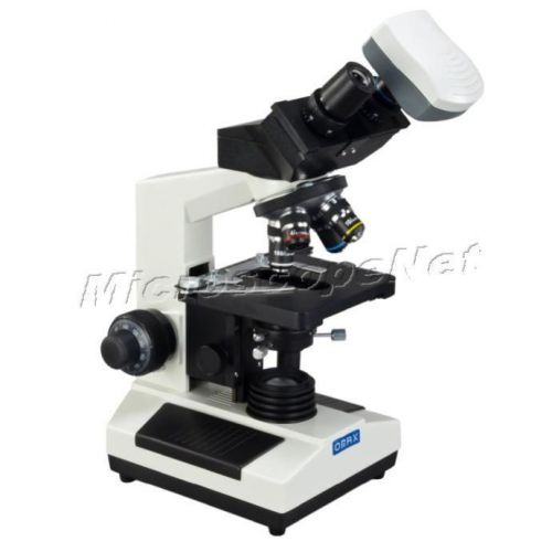 OMAX Darkfield Binocular Compound Microscope 40X-1000X 5MP Digital Camera