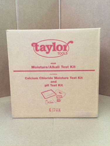 Taylor tools concrete floor Testing System #625 6pack  calcium chloride moisture