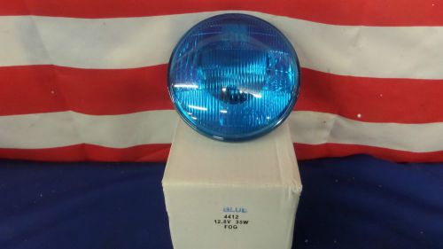 New 4412B Par46 Sealed Beam Bulbs 12 Volt 35 Watt Blue American LaFrance ALF