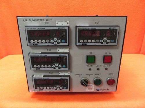 Cosmo instruments industrial bench air flowmeter unit for sale
