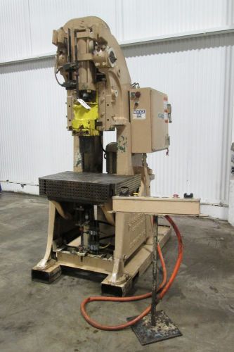 1 l &amp; j press corporation c-frame type hydraulic press - used - am14673 for sale
