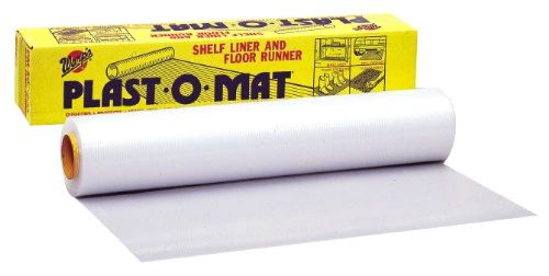 Warp Brothers PM-50 Clear Plast-O-Mat Ribbed Flooring Runner Roll, 30-Inch by 50